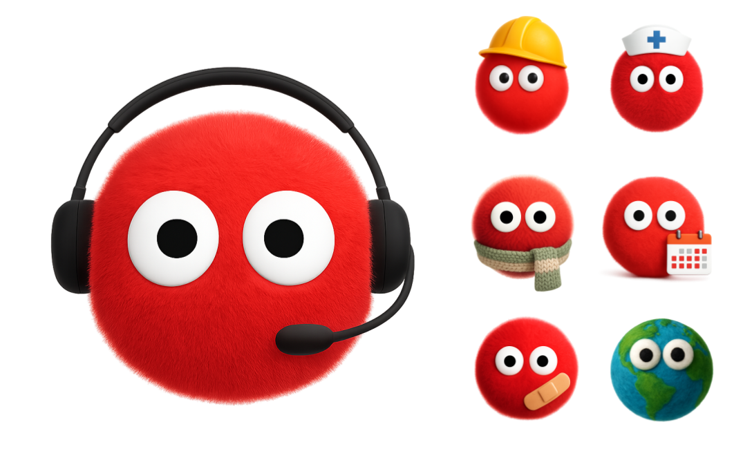 Illustration showing AI Agents handling customer service